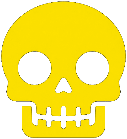 Skull pictogram