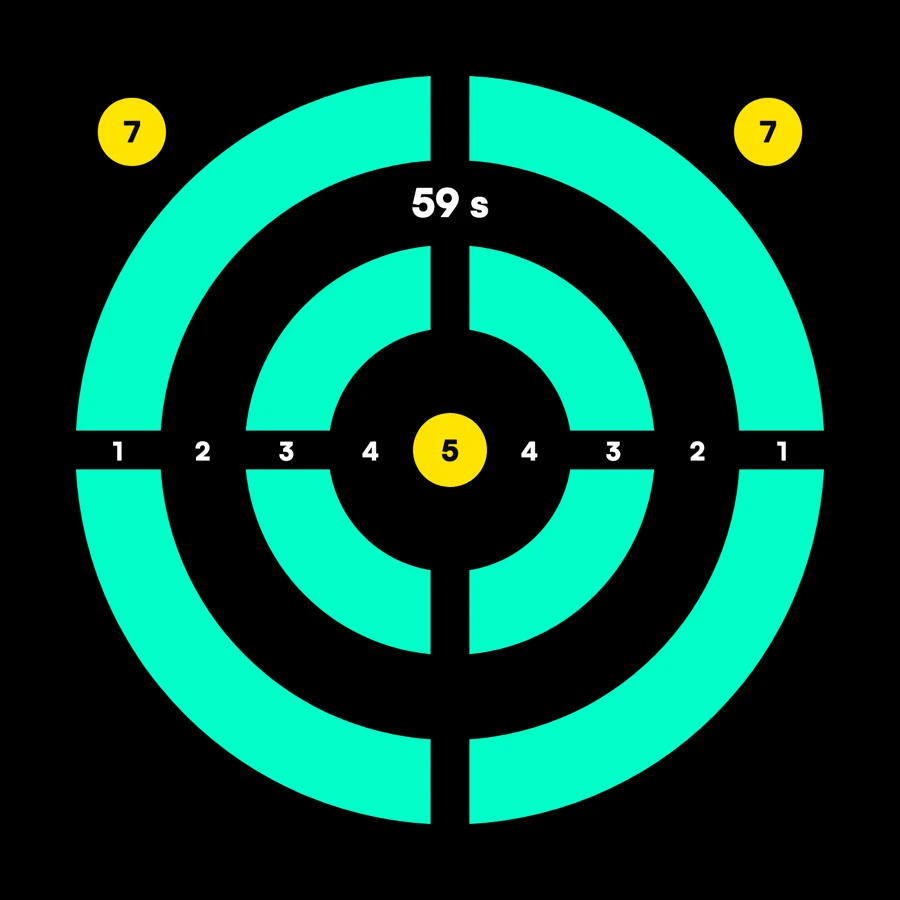 Chrono 60 board — sixty seconds on the clock